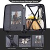 3 PCS Expandable PC Lightweight Luggage Sets Suitcase with Two Hooks, 360° Spinner Wheels and TSA Lock  21"25"29" - ModernLuxe - 4 of 4