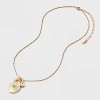 Floral Motif Locket with Charms - A New Day™ - 3 of 4