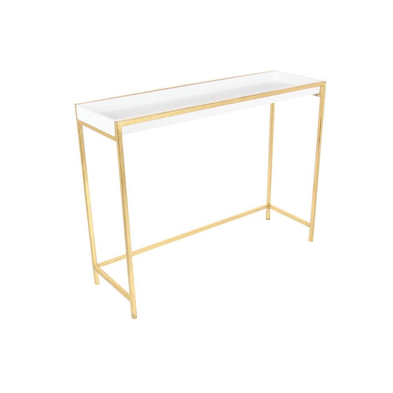 Set of 2 Contemporary Console Tables White - Olivia &#38; May, 6 of 8