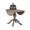 Torino Traditional Dining Tables Rustic Brown - Linon: Solid Wood, Seats 4, 42" Diameter - image 3 of 4