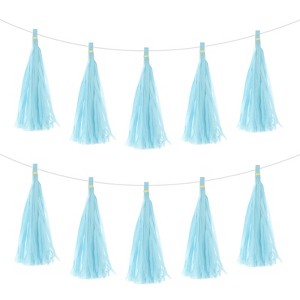 Unique Bargains Party Paper Tassel Garland Banner DIY Kits 25 Pcs - 1 of 4