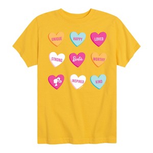 Boys' - Barbie - Barbie Candy Hearts Short Sleeve Graphic T-Shirt - 1 of 4