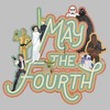 Women's Star Wars May the Fourth Classic Characters T-Shirt - image 2 of 4