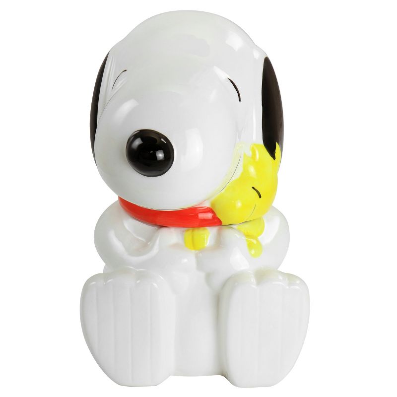Gibson Peanuts Classic Snoopy Cookie Jar in White, 1 of 8