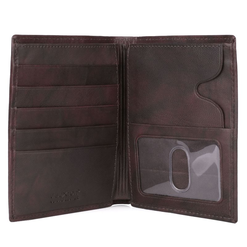 J. Buxton Hunt Credit Card Folio Leather Wallet, 1 of 6