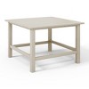 WestinTrends Malibu Kids Outdoor Patio Furniture HDPE 30" Wide Square Dining Table - 4 of 4