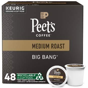 Peet's Big Bang Medium Roast Coffee - Keurig K-Cup Pods - 48ct