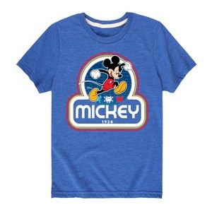 Boys' - Disney - Mickey Jump Retro Short Sleeve Graphic T-Shirt - 1 of 4