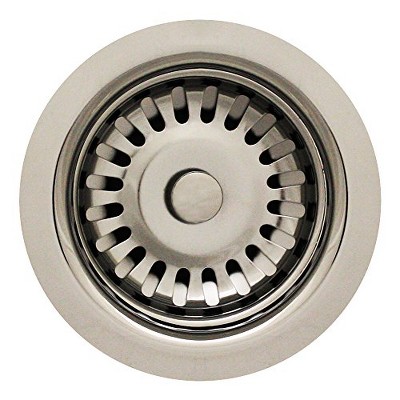 ALFI 3 1/2 Basket Strainer for Deep Fireclay Application