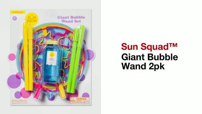 Giant bubble store wand target