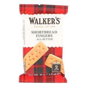 Walkers Shortbread - Fingers - 2 Count - Case of 24 - 1.4 oz - 1 of 3