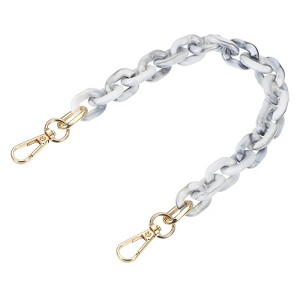 Unique Bargains Acrylic Chain Replacement Luxury Handbag Purse Handle Strap 1 Pc - 1 of 4