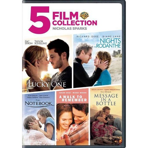 Nicholas Sparks Collection 5 Film Favorites Dvd Target