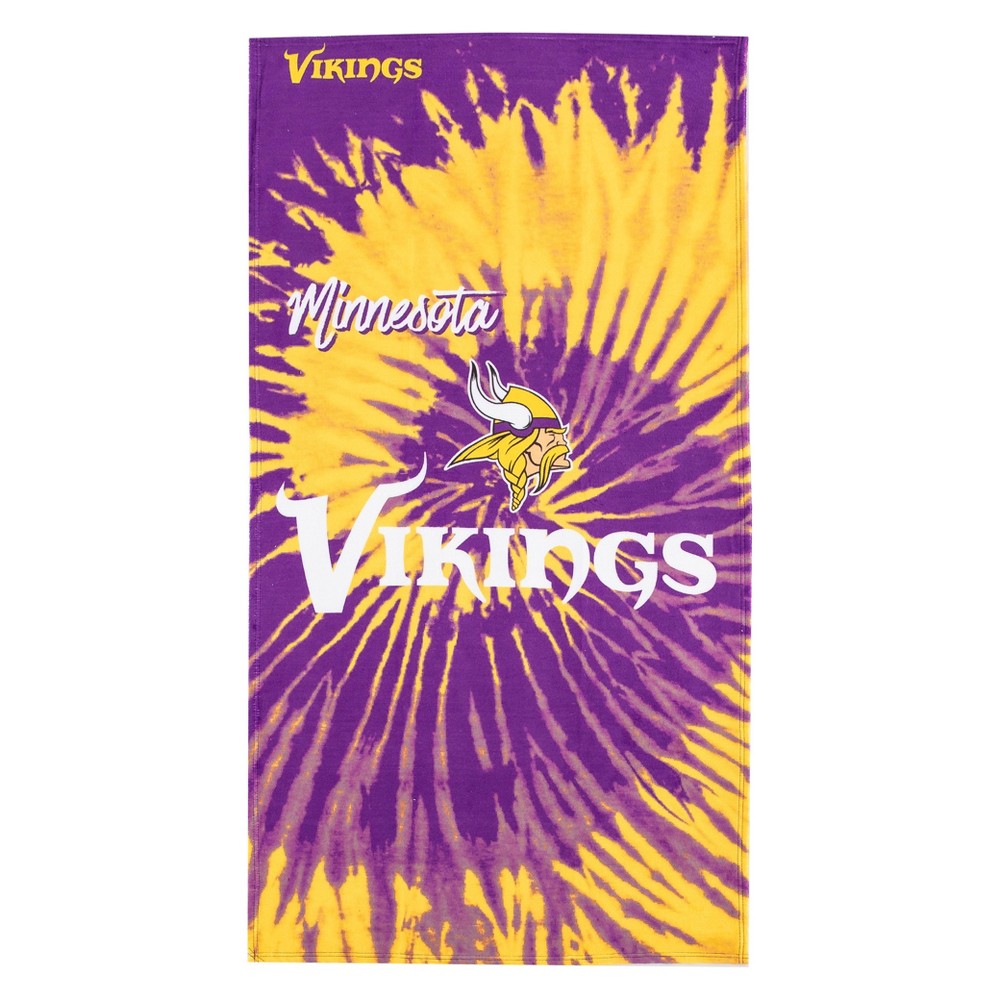 NFL Minnesota Vikings Pyschedelic Beach Towel