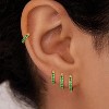 Small Gold Huggie Hoop Earrings Set for Women Men Hypoallergenic 14K Plated Stack Cartilage Earrings, Multiple Piercing - 3 of 4