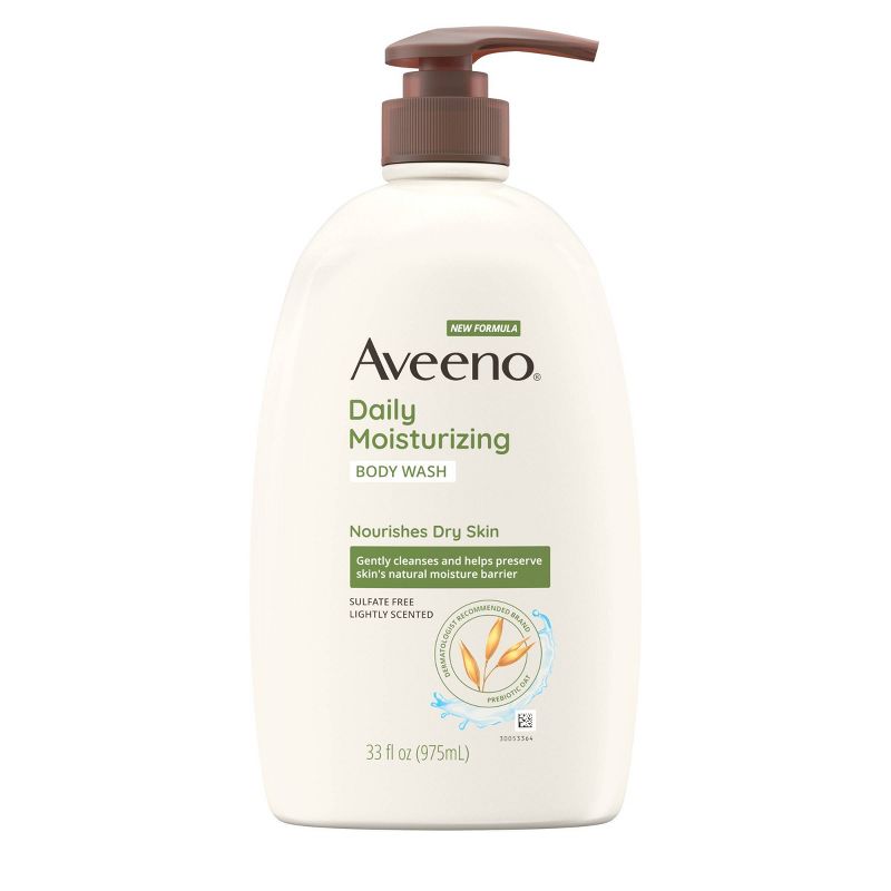 Aveeno Daily Moisturizing Body Wash with Soothing Oat - 33 fl oz, 3 of 10