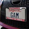 University of Utah Family On Three Full Size Standard License Plate Metal Frame - 3 of 4