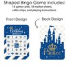 Big Dot of Happiness Royal Prince Charming - Picture Bingo Cards and Markers - Birthday Party Bingo Game - Set of 18 - 3 of 4