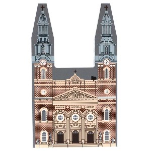 Cat's Meow Village 7.0 Inch Mother Of God Church Landmark Covington Ky Worship Village Buildings - 1 of 2