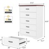 Acekool Dresser , Modern Chest of Drawers, Wide Metal Handle, Bedroom Storage Organizer - 3 of 4