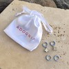 Adornia Silver 2-PIECE White Mother of Pearl Huggie Earring HOLIDAY Set - 4 of 4