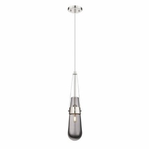 Milan - 1 Light Pendant In Art Deco Style-20.63 Inches Tall and 4.38 Inches Wide - 1 of 1