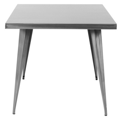 Okak Square Dining Table Kitchen Table Industrial Dining Table in Antique for Dining Room