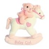 ebba Medium Baby Girl Rocking Horse Musicals! Melodious Baby Stuffed Animal Pink 12" - image 3 of 4