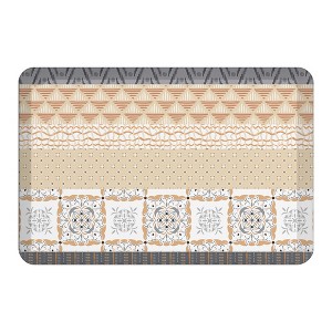 kathy ireland® HOME Peaceful Elegance Stripe 20"x30" Anti-Fatigue Kitchen Mat - 1 of 2