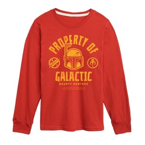 Boys' - Star Wars - Property Of Galactic Bh Long Sleeve Graphic T-Shirt - 1 of 3