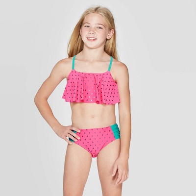 target hot pink bathing suit