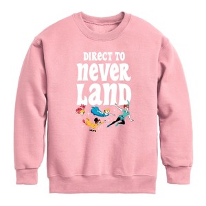 Boys' - Disney - Peter Pan Graphic Long Sleeve Fleece Sweatshirt - 1 of 4