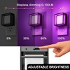 DORESshop Purple Night Lights Dusk to Dawn Sensor, Adjustable Brightness for Bedroom, Bathroom, Hallway, Halloween, Party(2-Pack) - 4 of 4