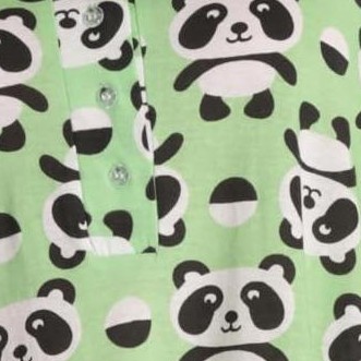 tossed pandas aqua