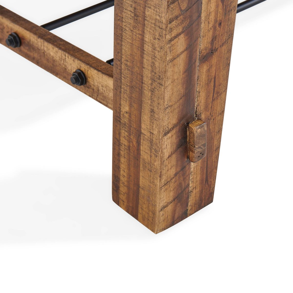 48" Durango Coffee Table & 2 End Tables Dark Brown - Alaterre Furniture - thumbnail 4