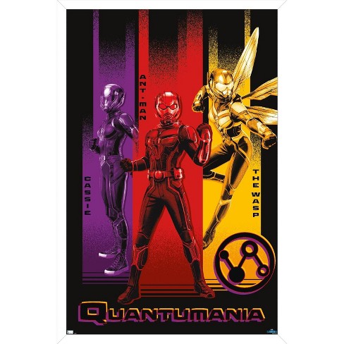 Trends International Marvel Spider-Man: Across The Spider-Verse - Trio  Framed Wall Poster Prints White Framed Version 22.375 x 34