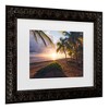 Trademark Fine Art - Stefan Hefele  Good Morning Paradise Matted Framed Art - 3 of 4