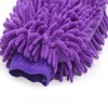 Unique Bargains Soft Mitt Microfiber Chenille Car Auto Wash Washing Cleaning Glove Purple 9.06" x 6.30" x 0.79" - 2 of 3