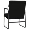 vidaXL Lounge Chair Black 21.7"x25.2"x31.5" Faux Leather - Black - 2 of 4