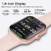 HONGGE Smart Watch with ECG, Uric Acid & Blood Health Monitoring, 1.85" HD Touchscreen, Bluetooth Calling, Bonus Leather Strap - 2 of 4