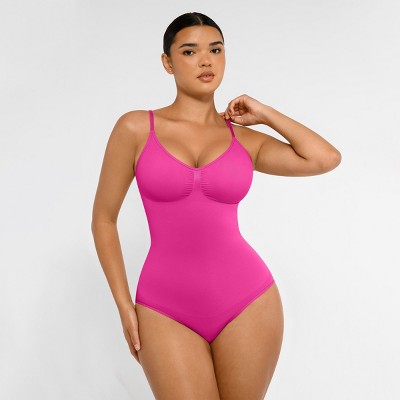 Feelingirl Women's Seamless Tummy Control Brief Shapewear Bodysuit