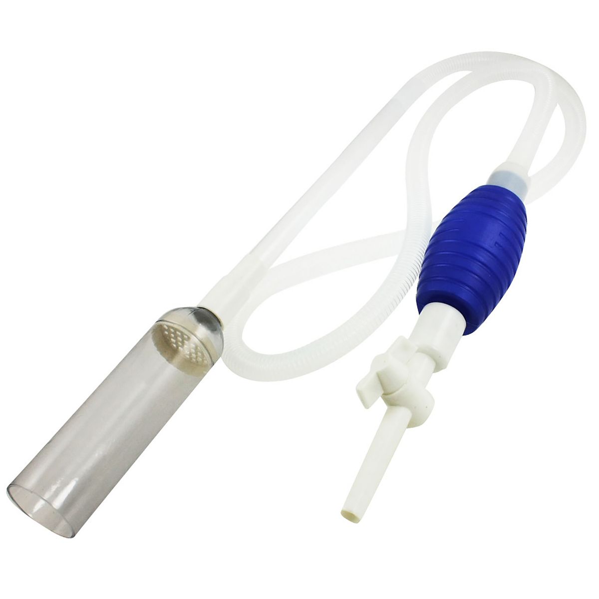 Unique Bargains Aquarium Cleaning Manual Squeeze Water Change Cleaner Pump 74.8inches Long - thumbnail 2