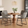 FONTOI Dining Chairs Set of 4, Practical Kitchen Chairs with Upholstered Seat for Kitchen Living Room Apartment Office - 4 of 4