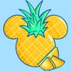 Men's Mickey & Friends Pineapple Logo T-Shirt - 2 of 4