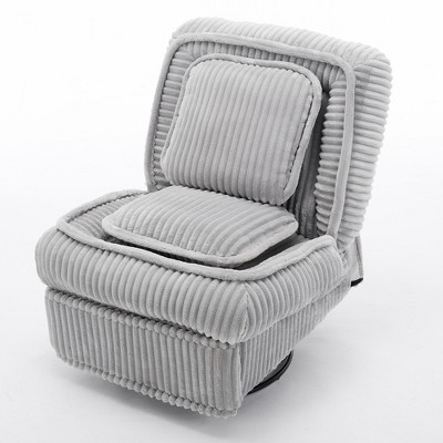 TiramisuBest Black Fax Leather Push Back Chair with Black for Recliners & Massage Chairs