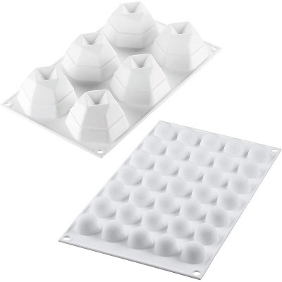Silikomart Kit Cosmos 105 Silicone-Mold Set of 2 Molds with 41 Cavities Combined