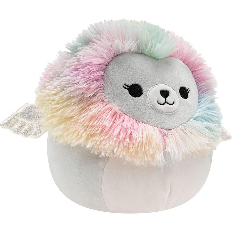 Squishmallows 8" Leonari The Rainbow Lion - Official Kellytoy Plush - Cute and Soft Lion Stuffed Animal Toy - Great Gift for Kids, 3 of 4