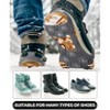 Crampons, Ice Cleats for Shoes and Boots with 28 Spikes, Ice Snow Traction Cleats - 4 of 4