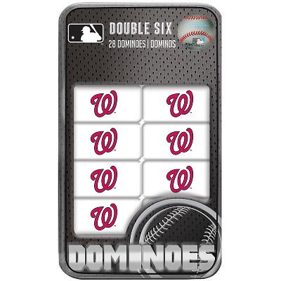 MasterPieces Officially Licensed MLB Washington Nationals 28 Piece Dominoes Game for Adults