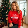 Simply Sage Market Women's Graphic Sweatshirt Gangsta Wrapper Presents - 2 of 4
